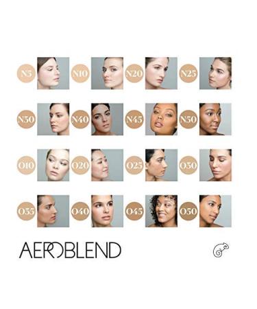 Aeroblend Airbrush Makeup PRO Starter Kit - 24 Color Professional Cosmetic System - Buy Online on GoSupps.com