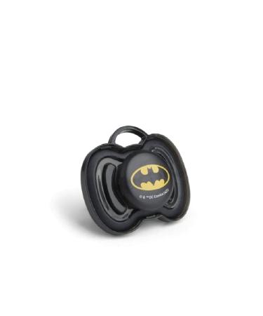 Herobility Pacifiers for 0 - 6 Month Baby Batman |BPA Free Thin & Soft Silicone Material Large Air Verts |Easy to Clean & Hygienic Batman 0-6m