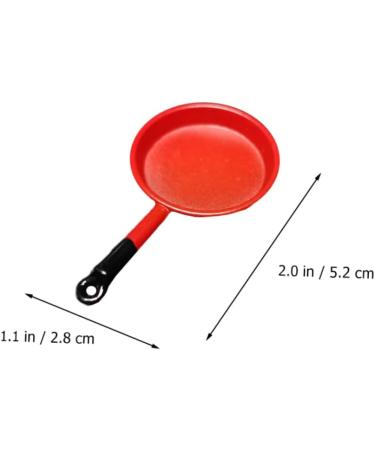 Zerodeko 2pcs Mini Pan Miniature Kitchenware Miniature Scene Models Playhouse Accessories Miniature Kitchen Accessories Flat Skillet Pans Griddle Doll House Fry Pan Alloy Metal Cooking Pot - Buy Online on GoSupps.com