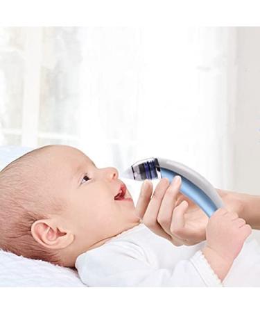 Blue USB Rechargeable Baby Nasal Aspirator - Safe & Hygienic Nose Cleaner for Newborns - Buy Online on GoSupps.com