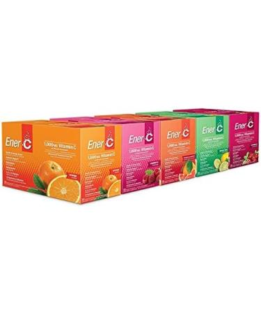 Ener-C Vitamin Drink Mix, Lemon Lime - 1000 Mg, 30 Pack | Immune Support & Electrolytes - Buy Online on GoSupps.com
