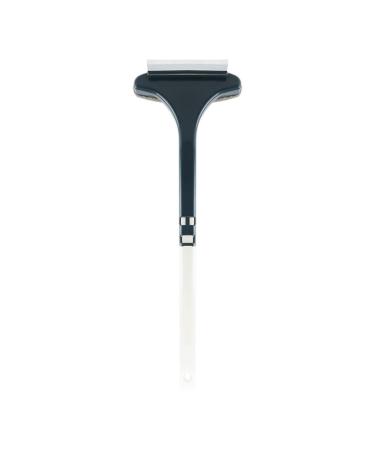 Window Mesh Screen Brush Multifunctional Screen Brush Wet and Dry Glass Cleaning Brush - 2 in 1 Window Glass Cleaning Washing Equipment with Double Sided Wet and Dry Dual Purpose Pisole White