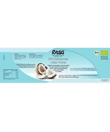 Buy Organic Coconut Milk Powder 300g | Gluten-Free High Fiber Low Carb Diet | Premium Coconut Powder for Smoothies & Baking - Buy Online on GoSupps.com