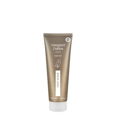 Margaret Dabbs Pure Natural Foot Scrub Removes Dry and Flaky Skin with Buriti and Jojoba Oil 100ml - Buy Online on GoSupps.com