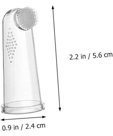 Buy Anneomas Finger Toothbrush Set | Ideal for Toddlers & Pets - Gentle Mouth Cleaning - Buy Online on GoSupps.com