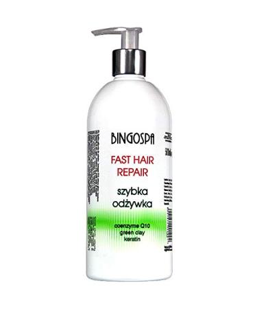 BINGOSPA Fast Hair Repair Fast hair repair hair rinse conditioner with coenzyme Q10 green clay and keratin 480 g