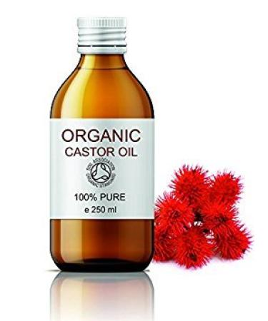 Bleumarine Bretania - Organic castor oil 100% organic |Skin care & wrinkle reduction |Hair care against dry brittle hair |Collagen funding transparent 250 ml