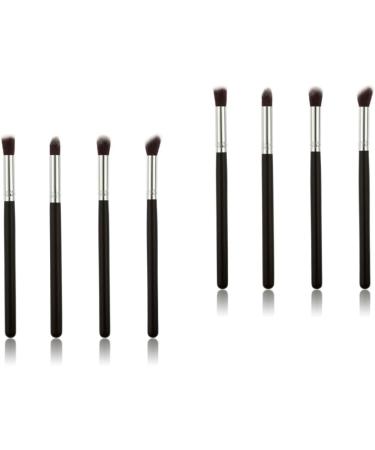 Healeved 8 Pcs Eye Make-up Brush Kit Theive Cosmetics Eye Shadow Brushes Makeup Tool Lip Scrubber Brush Black - Buy Online on GoSupps.com