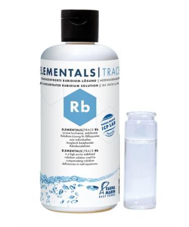 Fauna Marin Elementals Trace Rb 250ml Highly concentrated rubidium solution for saltwater aquariums