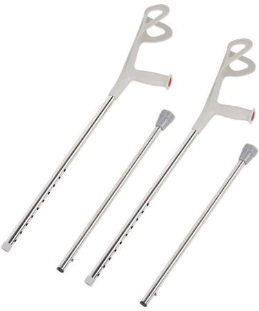 Forearm Crutches Adjustable Crutches Safety Underarm Walking Stick for Patient Rehabilitation Elderly Crutch Folding Elbow Aluminum Alloy  - Buy Online on GoSupps.com