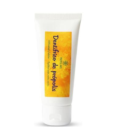 Natural toothpaste 100g.Propolis acts as a regenerator and strength of the gums tooth remineralizers and anti -caries.Fluoride -free toothpaste.