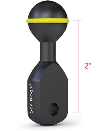 Seafrogs Aluminum Alloy YS Head Adapter Arm 2'' AM-3 for Diving Strobe/Video Light - Buy Online on GoSupps.com