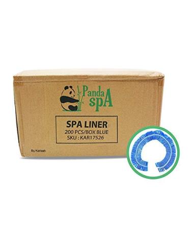 PandaSpa by Karlash Ultra Premium Spa Disposable Blue Liners One Size Fits most Pedicure Spa 200pcs