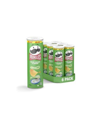 Fantastic Trade Store Pringles Sour Cream & Onion 165g (Pack of 6)