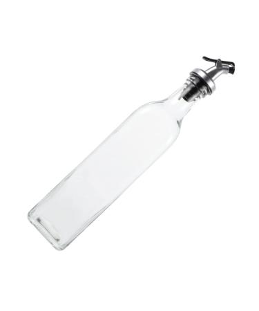 Zerodeko 1pc Oil Can Glass Olive Oil Decanter Oil Storage Bottle Spout Control Oil Pot Oil Volume Cruet Glass Vinegar Bottle Oil Storage Container Oil Bottle Dispenser Household