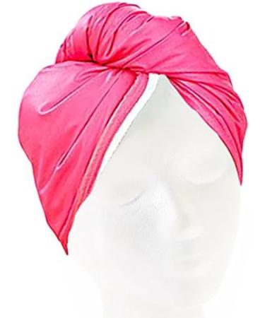 Cap Wrap Shower Cap and Hair Towel Combo - Dark Pink (2 Pack) - Buy Online on GoSupps.com