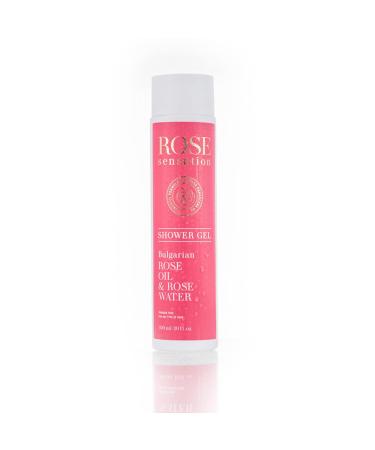RoseSensation Shower Gel for Women with Anti-aging Rosewater and Rose Oil for Dry and Sensitive Skin Calm & Relax