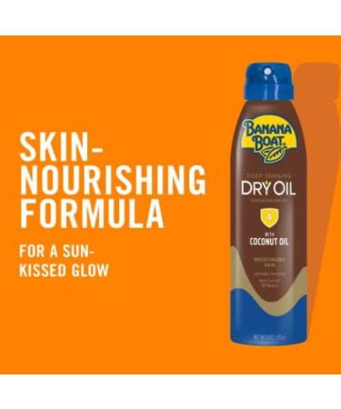 Deep Tanning Dry Oil Clear Spray Sunscreen SPF 4 - 6 fl oz (2 Pack) | Best International Shipping - Buy Online on GoSupps.com