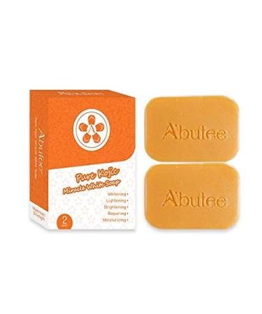 ARBUTEE | Pure Kojic Acid Skin Brightening Whipp Soap for Glowing & Radiance Skin  Dark Spots  Rejuvenate  Uneven Skin Tone | Maximum Strength  SLS-free  Paraben-free(2 Bars  Pure Kojic)