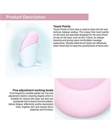 SYL Swan Egg Shape Wireless Silicone Facial Cleansing Brush Cleanser & Massager Silicone Vibrating IPX6 Waterproof Facial Cleansing (Light Blue) - Buy Online on GoSupps.com