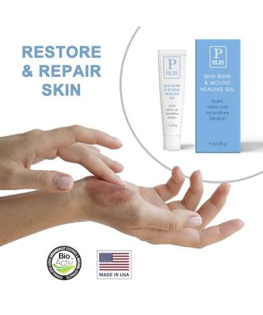 Skin Burns Botanical Gel - Herbal Remedy for Fast Relief Scar Care & Recovery from Burns Sunburns Cuts Itching & Scrapes - Buy Online on GoSupps.com