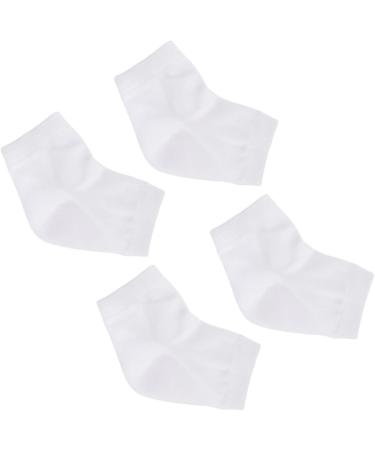 Ipetboom 6 Pairs Dry Feet Heel Protector Socks Ankle Socks Anti Crack Heel Socks Moisturizing Socks Breathable Socks Toeless Spa Socks Heel Sleeves Foot Socks White Gel Women's Ordinary - Buy Online on GoSupps.com