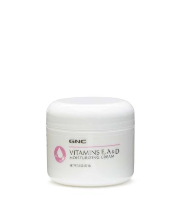 GNC Vitamins E  A & D Moisturizing Cream 2oz  Soothes Dry  Chapped Skin