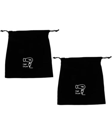 Beavorty 6 Pcs Velvet Bag Blow Dryer Bag Hair Dryer Bag for Travel Hair Tool Travel Bag Flannel Black 30.00X26.00X0.50CMx3pcs Blackx3pcs - Buy Online on GoSupps.com