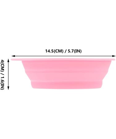 FRCOLOR Cleaning Pad Cosmetic Brush Scrubber Makeup Brush Scrubber Mat Brush Cleansing Pad Makeup Brush Washing Bowl Silicone Makeup Brush Beauty Tool Cleaner Beauty Tools Silica Gel Fold 14.5x11cm Pink - Buy Online on GoSupps.com
