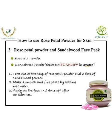 READ QURA RAINTECH HERBALS Pure & Natural Double Filtered Rose Petal Powder for Skin Facial Mask for Fairness Tanning and Radiant Skin 100 Grams - Buy Online on GoSupps.com