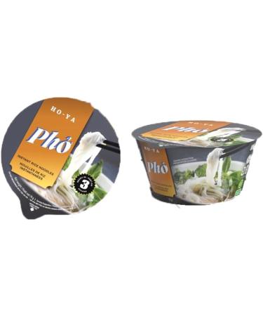 HO-YA Instant Vietnamese Pho Noodles Bowl 36 Pack 70g Rice Noodles with Chili Powder Packet Vegetarian and Gluten Free 70 g (Pack of 36) - Buy Online on GoSupps.com