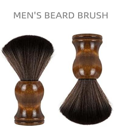 CloverGorge Nylon Shaving Brush Set - Premium Wooden Handle Wet Shaving Brush for Safety & Straight Razors - International Shipping Available - Buy Online on GoSupps.com