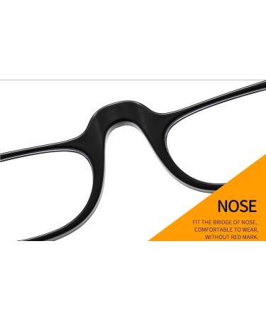 Buy Retro Anti Eye Strain Computer Readers - Blue Light Blocking +350 Tortoiseshell Glasses for Presbyopia - Buy Online on GoSupps.com