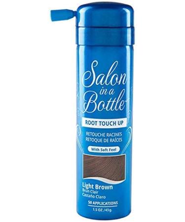 Salon In A Bottle - Instant Temporary Root Concealer Spray To Cover Up Roots And Gray Between Salon Trips - Professional Quality Spray Bottle For Hair Products For Women And Men - Light Brown