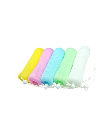 FRCOLOR 5pcs Soap Holder Bar Soap Mesh Pouch Washcloth Soap Storage Bags Preservation Bag Body Travel