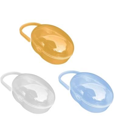 Beito 3pcs BPA-Free Pacifier Holder Case - Baby-Resistant Storage Box for Soothers & Supplies - Buy Online on GoSupps.com