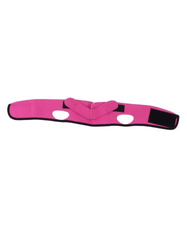minkissy V Line Chin up Waist Band Facial Lifting Slimming Belts V Line Chin up Belt Body Belt Cheek Girdle Anti-double Chin Hip Belt Anti-wrinkle Band Lifting Belt 24.3x19cm Rosy