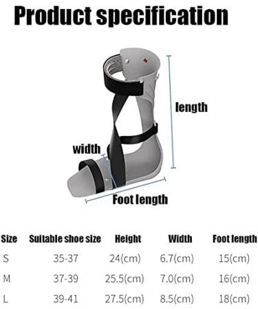 Foot Drop Orthosis AFO Support - Night Splint for Plantar Fasciitis & Achilles Tendon Inflammation - Right Foot Lifters - Buy Online on GoSupps.com