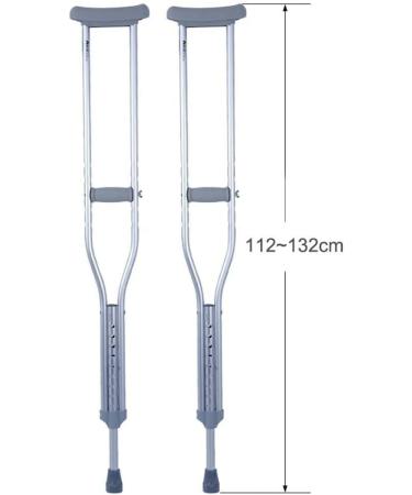Crutches for Adults Underarm Aluminum Alloy Thick Underarm Crutches Adjustable Walker Two Height Retractable Walking Sticks Walking Stick with Hospital Great for Travel or Work Lucky Star - Buy Online on GoSupps.com