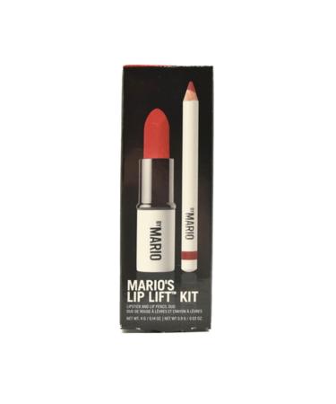 Makeup By Mario Mario's Lip Lift Kit - Power Red: Ultra Suede Lipstick in Alicia and Sculpting Lip Pencil in Niels