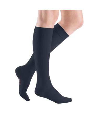 Medi Medive Elegance - 0249304 Knome women compression stockings with open tipsCCL2 |Split ligamer |Marine |Gr.IV normal