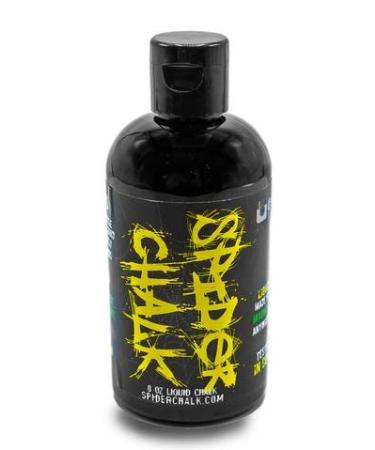Spider Chalk Weightlifting Liquid Gym Chalk Made in the USA - No Mess, No Dust, For Gymnastics, Rock Climbing, Workout Lifting, Cross Fitness Training, and Tennis (8oz) - Buy Online on GoSupps.com