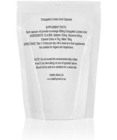 Conjugated Linoleic Acid 500mg CLA 1000 Soft Capsules - Choose Your Packet Size - LetterBox Friendly UK Fast Delivery - Buy Online on GoSupps.com