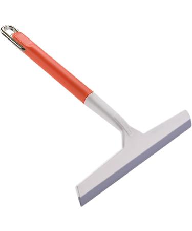 Frifer Window Scrubber - Glass Shower Scrubber - Portable Household Cleaning Tools Window Squeegee Cleaning Squeegee for Shower Doors Tiles Bathroom Orange - Buy Online on GoSupps.com