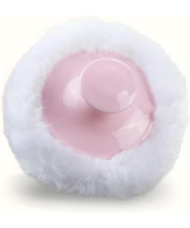 GLEAVI 4pcs Velour Puff Baby Powder Set - Newborn Body Cosmetic Makeup Puff with Handle and Plastic Head Container - Buy Online on GoSupps.com
