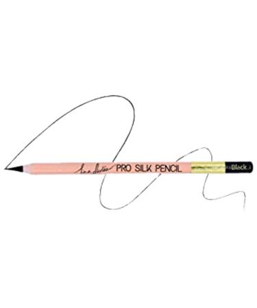 Tina Davies Pro Pencil - Pre-Draw Eyebrow Pencil for Microblading - Smooth Pro Brow Pencil - Permanent Make Up Accessories - Black (3 Pack) 3 Count (Pack of 1) Black