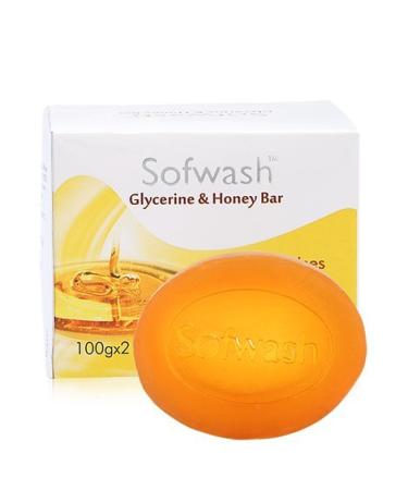 Sofwash Glycerine & Honey Soap PACK of 2