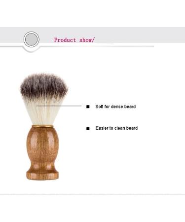 Zalati Soft Badger Hair Shaving Brush for Men - Premium Wooden Handle for Wet Shaving | International Shipping Available - Buy Online on GoSupps.com