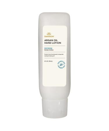 Swanson Argan Oil Hand Lotion 4 fl Ounce (118 ml) Lotion 4 Fl Oz (Pack of 1)