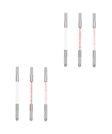 Angoily 6 Pcs Fruit Embroidery Pen Eyebrow Pen Eyebrow Embroidery Hand Tools Makeup Eyebrow Pen Miss 1 count (Pack of 1) Assorted Colorx2pcs